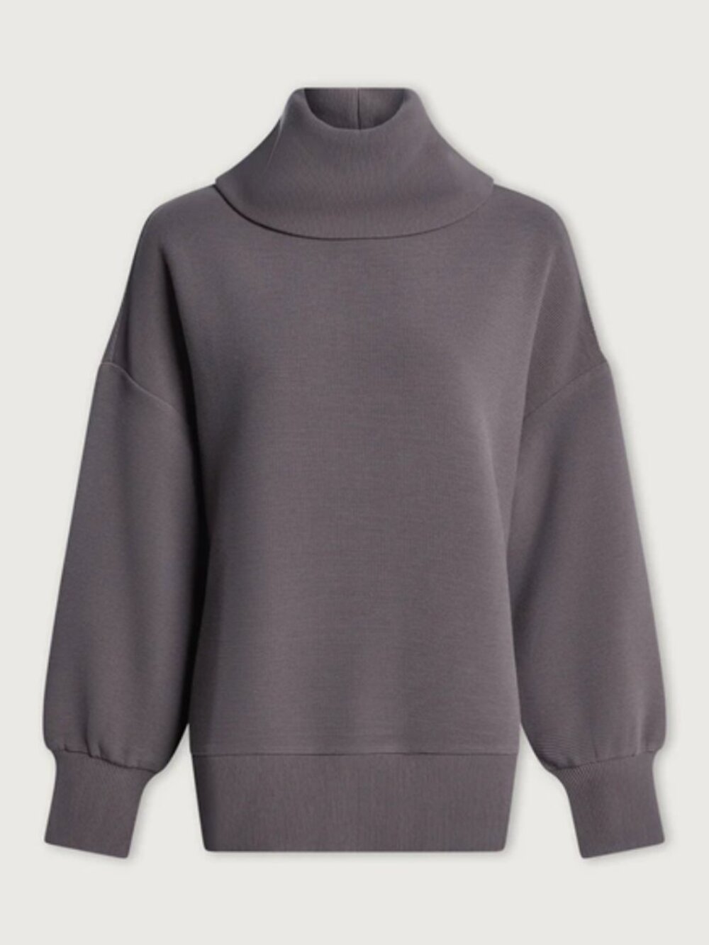 Varley Milton Sweat Turtleneck Sweatshirt Dark Grey XS